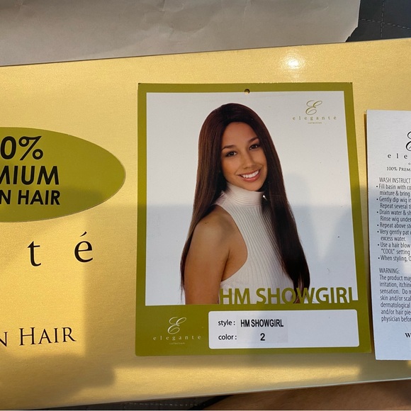 100% Premium Human Hair Wig by Eleganté. - Picture 5 of 5